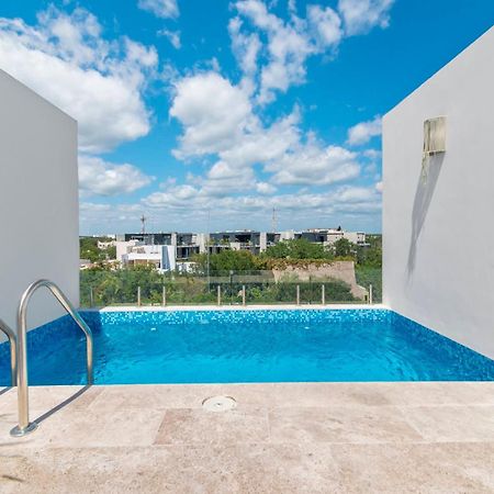 Appartamento Serenity In The Sky - Studio With Rooftop And Plunge Pool Tulum Esterno foto